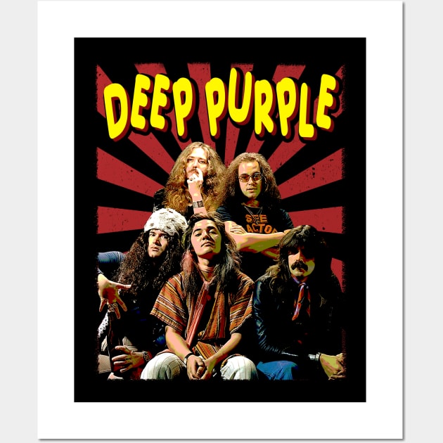 Perfect Purple Riffs Deep Band Tees Set the Style Bar High Wall Art by Femme Fantastique